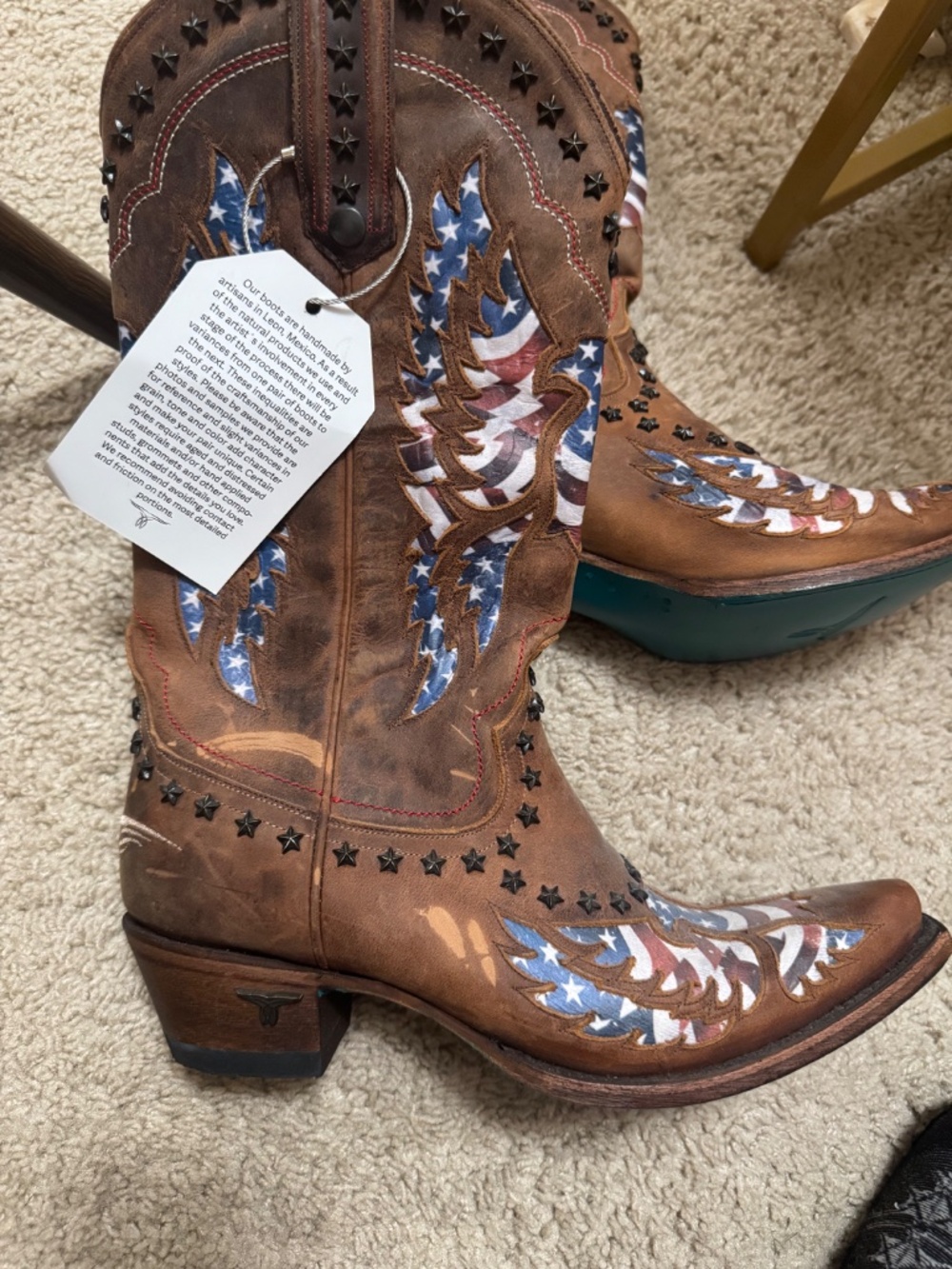 Lane Cowboy Boots- never worn! - Picture 2 of 7